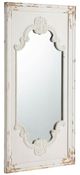 A & B Home Southern Living Distressed White Alcott  Mirror -0