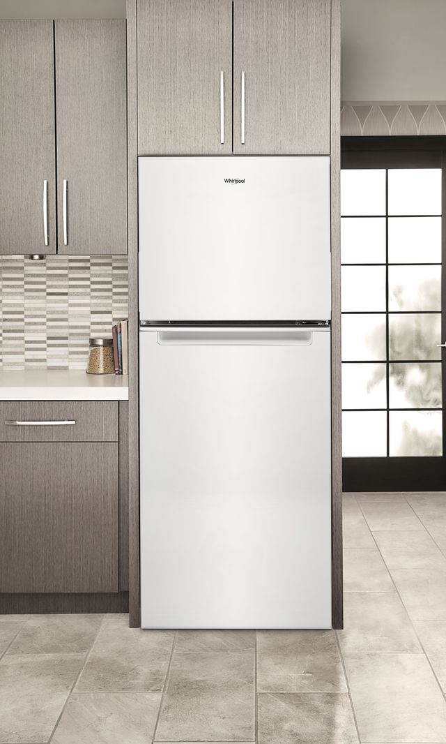 Whirlpool® 11.6 Cu. Ft. White Counter Depth Top Freezer Refrigerator-3