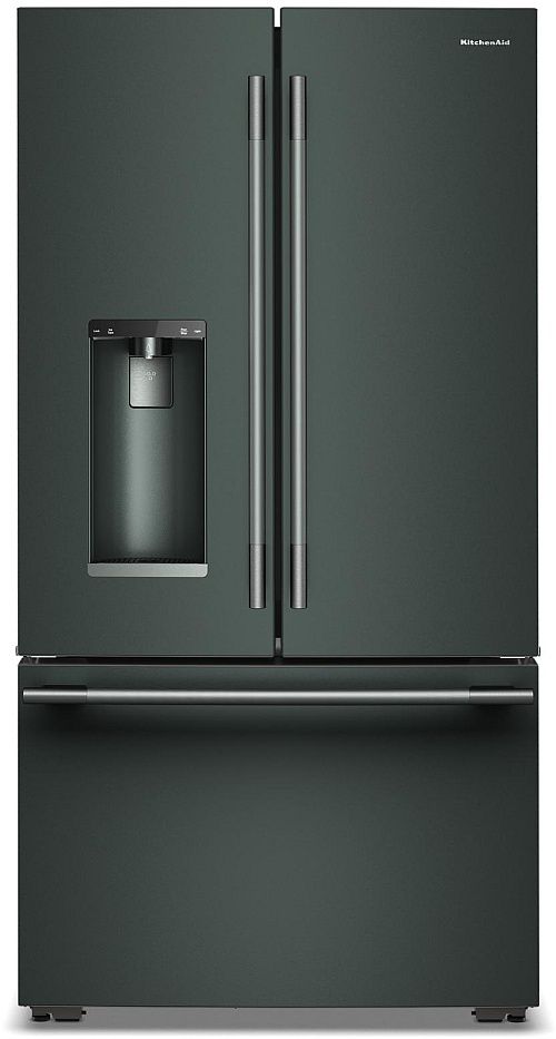 KitchenAid® 36" 23.1 Cu. Ft. Juniper Counter Depth French Door Refrigerator with Intelligent Auto Fill-0