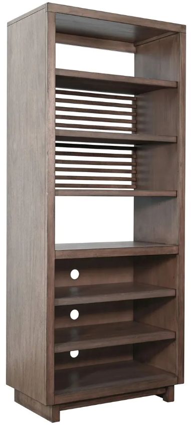 Sunny Designs™ Doe Valley Buckskin Slat Media Pier Cabinet-0