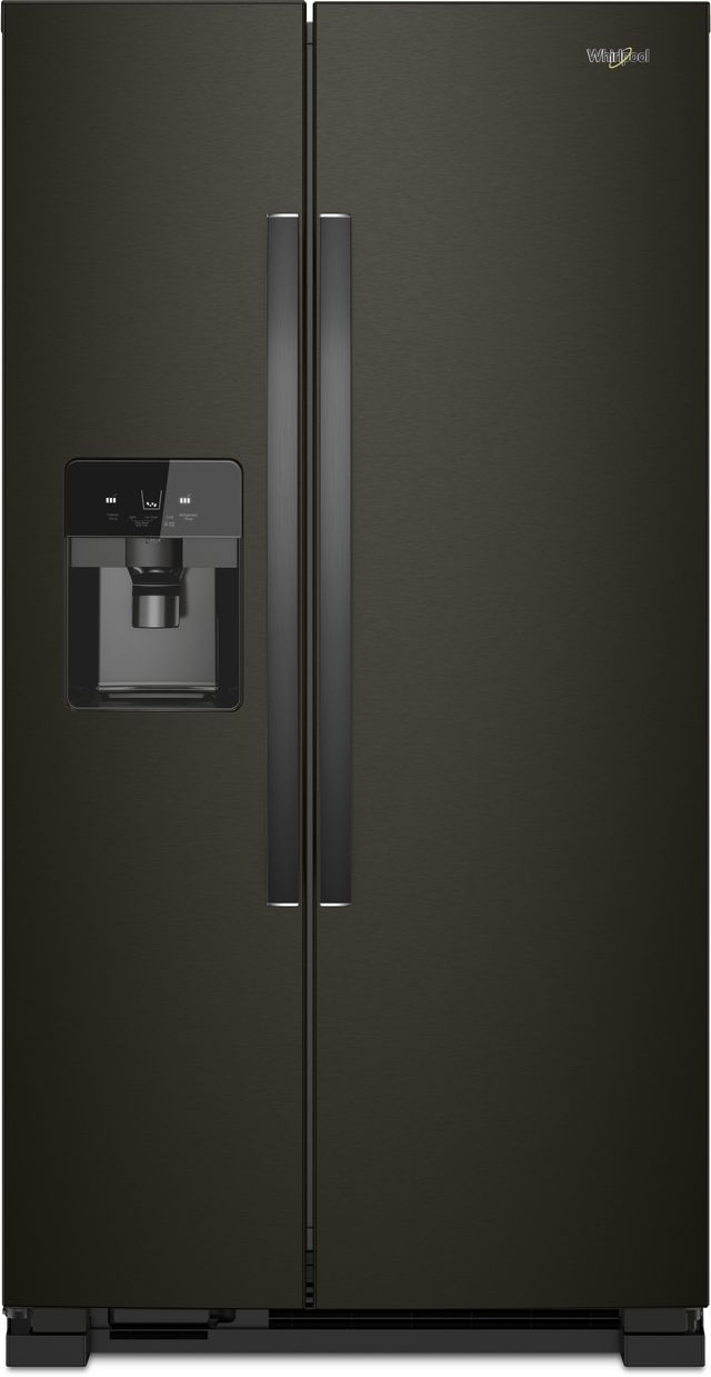 Whirlpool® 25 Cu. Ft. Side-by-Side Refrigerator-Fingerprint Resistant Black Stainless-0
