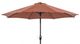 Furniture of America® Soli Burgundy Fabric/Steel Outdoor Umbrella-1