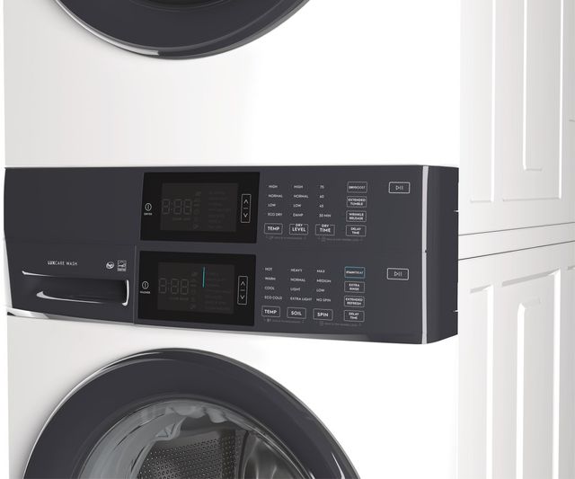 Electrolux 300 Series 4.4 Cu. Ft. Washer, 8.0 Cu. Ft. Electric Dryer White Stack Laundry-5