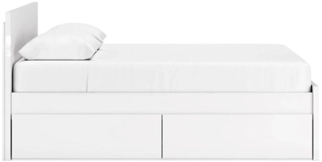Signature Design by Ashley® Onita White Storage Queen Panel Bed with 1 Side Storage-2