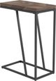 Coaster® Sergio Tobacco Chevron Rectangular Accent Table with Black Metal Base-0