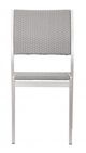 Zuo® Cosmopolitan Silver Arm Chair-1