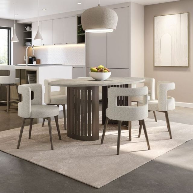 Amisco Customizable Curtis Dining Swivel Chair-1