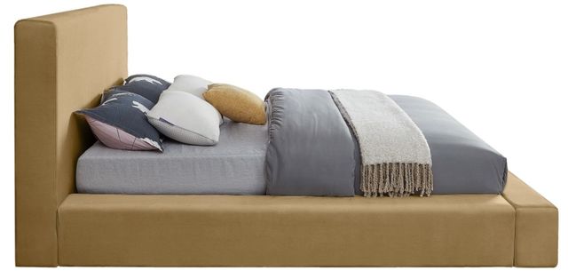Meridian Furniture Dorian Camel King Upholstered Panel Bed-3