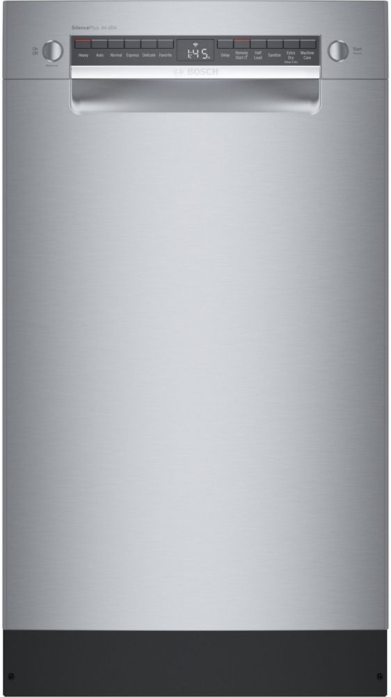 Bosch® 800 Series 18" Stainless Steel Front Control Built In Dishwasher-0
