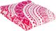 Surya Ekena Bright Pink 50"x60" Throw Blanket-2
