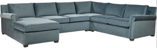 Huntington House Roll 4-Piece Left-Arm Facing Sectional and Chaise-0