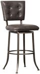 HH2 Home Caslan Charcoal/Gray Swivel Bar Stool-0