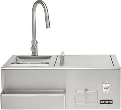 Coyote® 30" Outdoor Living Stainless Steel Refreshment Center