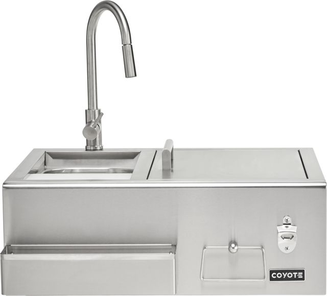 Coyote® 30" Outdoor Living Stainless Steel Refreshment Center-0