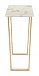 Zuo® Modern Atlas White Console Table with Gold Base-1