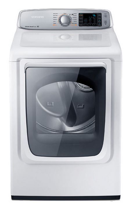 Samsung Front Load Electric Dryer-White-0
