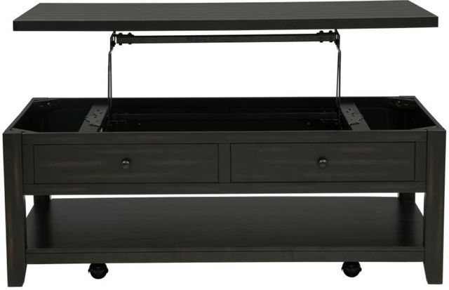 Coaster® Payne Distressed Java Lift Top Coffee Table-3