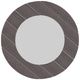 Telescope Casual 3F4W Boardwalk Rustic Top Aluminum 42" Outdoor Fire Table with White Base-4