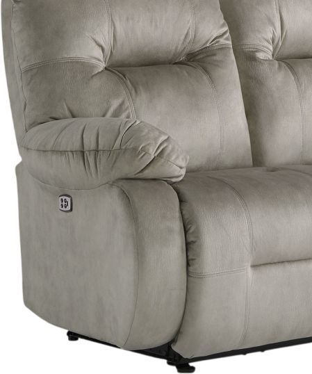 Best® Home Furnishings Customizable Brinley Power Reclining Space Saver® Loveseat with Tilt Headrest-1