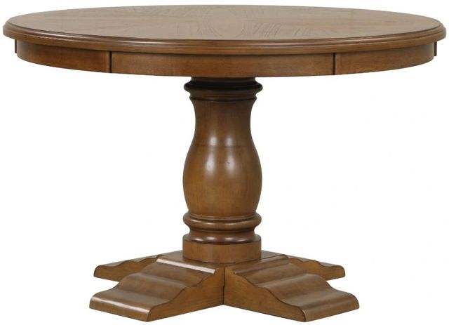 New Classic® Home Furnishings Sunset Chestnut Brown Dining Table-0