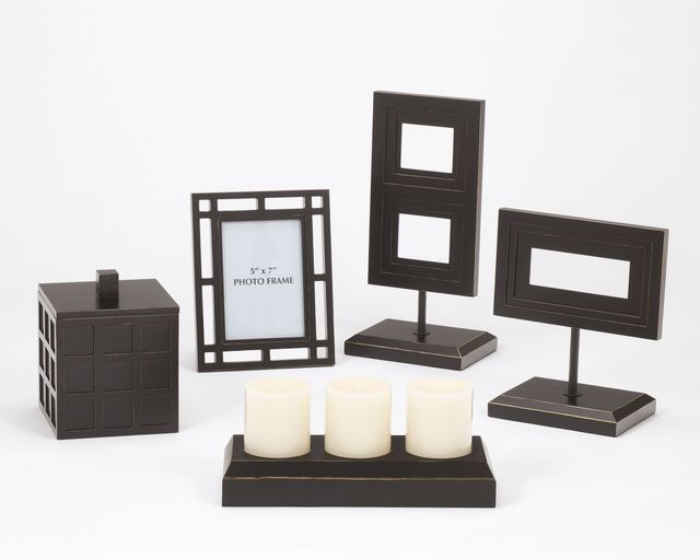 Signature Design by Ashley® Deidra 5-Piece Black Accessory Set-0