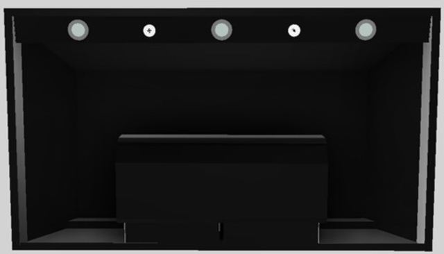 Vent-A-Hood® Designer Series 42" Black Wall Mounted Range Hood-1