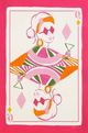 Stylecraft Tamara Day Pink/White Queen of Diamonds Wall Art-1