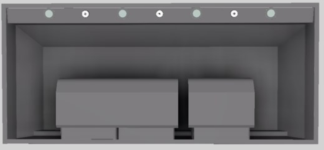 Vent-A-Hood® Designer Series 54" Gunsmoke Wall Mounted Range Hood-1