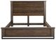 International Furniture Direct Natural Teca Brown Queen Panel Bed-2
