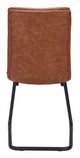 Zuo Modern Sharon Vintage Brown Dining Chair-2