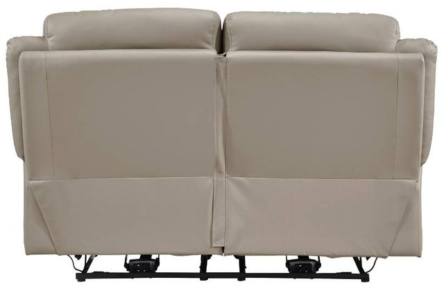 Homelegance® Laconia Latte Leather Power Double Reclining Loveseat-3