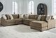 Benchcraft® Camellia-Court 6-Piece Coffee Right-Arm Facing Sectional and Chaise-1