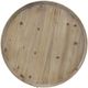 A & B Home Hilton Head Toffee Wooden Coffee Table with Rattan Shelves-2