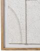 Dovetail Furniture Delphine White Textured Wall Art-1