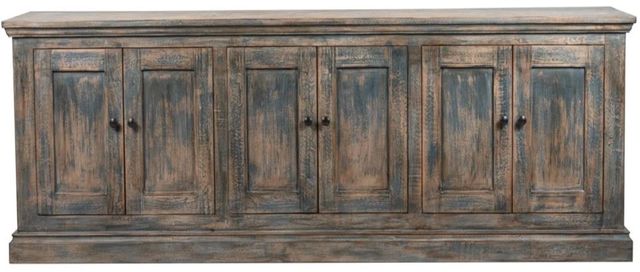 Nest Home Collections Mimi Antique Blue Long Cabinet-2