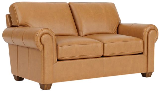 Flexsteel® Customizable Carson Leather 70" Loveseat-1