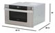 Sharp® Carousel® 1.2 Cu. Ft. Stainless Steel Microwave Drawer®-4