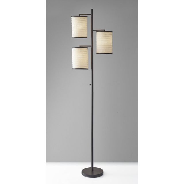 Adesso® Bellows Antique Bronze Tree Lamp-2