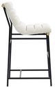 Steve Silver Co. Nicco 2-Piece Black/Eggshell 30" Bar Stool Set-4