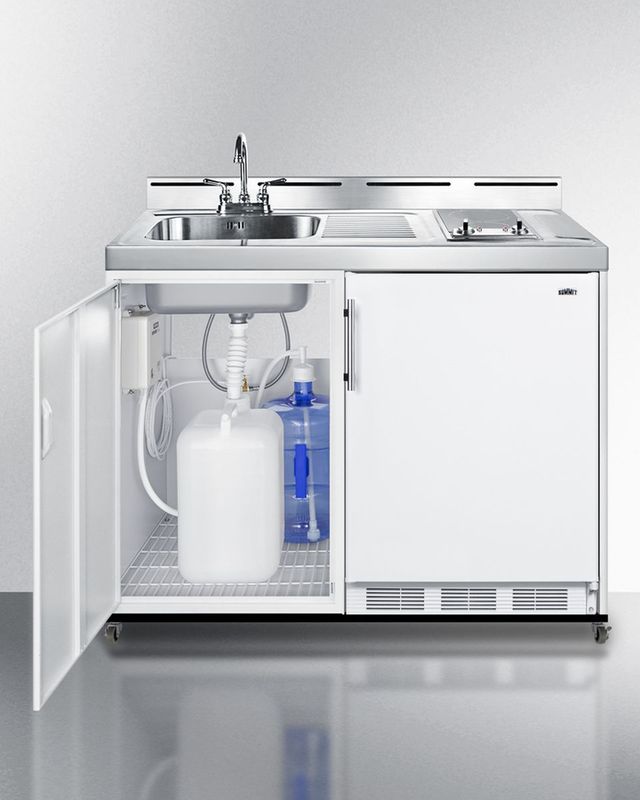 Summit® 48" White All-In-One Kitchenette-3
