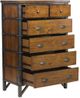 Mazin Furniture Holverson Rustic Brown Chest-2