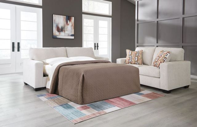 Signature Design by Ashley® Aviemore Stone Queen Sofa Sleeper-4