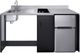 Summit® 72" Black/Stainless Steel Barrier-Free All-in-one Kitchenette-3