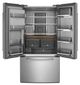 KitchenAid® 23.8 Cu. Ft. Stainless Steel with PrintShield™ Finish Counter Depth French Door Refrigerator-0