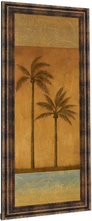 Classy Living Jordan Grey Tava Golden Palm Il Wall Art-3