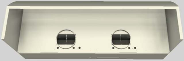 Vent-A-Hood® 60" Biscuit Wall Mounted Range Hood-2