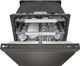 LG 24" PrintProof™ Black Stainless Steel Top Control Built In Dishwasher-2