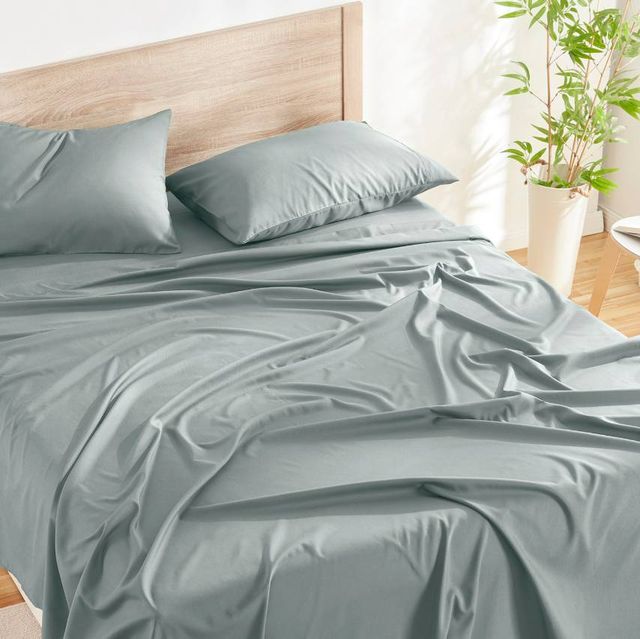 Sleeptone® Basics Griptone™ 6-Piece Silver Premium Bamboo Queen Sheet Set-3