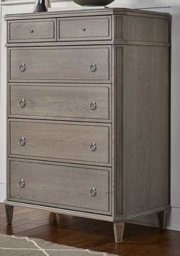Urban Collections by Yutzy Woodworking Montour Metropolis Gray/White Oak Chest-0