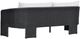 TOV Furniture Alexa Black/Cream White Linen/Rattan Outdoor Sofa-5